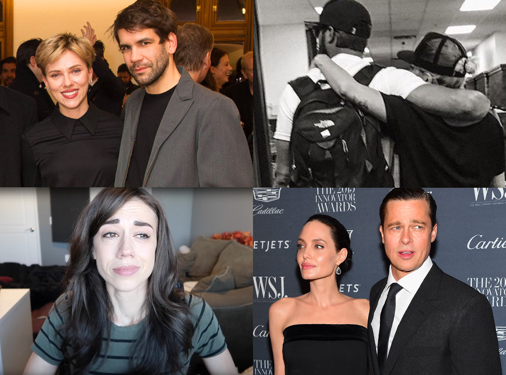 Celebrity Couples, Scarlett Johansson, Romain Dauriac, Brad Pitt, Lady Gaga, Taylor Kinney, Miranda Sings Celebrity Couples, Scarlett Johansson, Romain Dauriac, Brad Pitt, Lady Gaga, Taylor Kinney, Miranda Sings